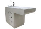 Veterinary Wet Prep 1 Door/3 Drawer