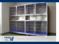 TriStar Vet cage photo: Turn any corner into a functional area with stackable stainless steel cages