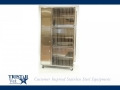 TriStar Vet cat condo photo: Practices appreciate our clean stainless steel condos with separate litter area