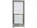 TriStar Vet kennel photo: Our stainless steel rod door with an open tempered glass area belowweb.jpg