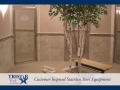 TriStar Vet kennel photo: This resort-style area features our stainless steel and glass kennel doors