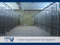 TriStar Vet kennel photo: Designed with stainless steel kennel panels and rod doors to last a lifetime