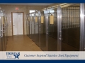 TriStar Vet kennel photo: Raised stainless steel kennel floor plans fit into any existing space