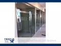 TriStar Vet kennel photo: Open, airy veterinary kennels with tempered glass doors