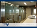 TriStar Vet kennel photo: Look closely to spot the patients in our stainless steel and glass kennel area