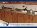 TriStar Vet treatment equipment photo: Heavy-gauge stainless steel work surfaces last a lifetime