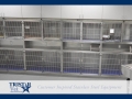 TriStar Vet treatment equipment photo: Our stainless steel cages, sinks and tables work harmoniously