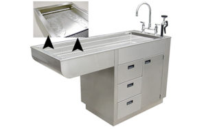 Veterinary Waterflo 1 Door 3 Drawer