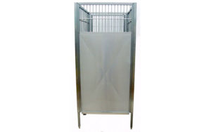 Raised Kennel Stainless Steel Back Pane