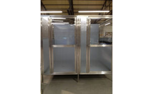 Raised Kennel Glass Door