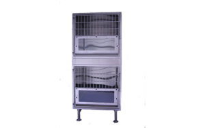 Veterinary Double Stacked Parvo Cage