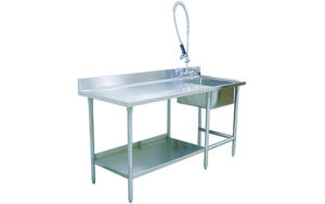 Stainless Steel Veterinary Kennel Prep Table