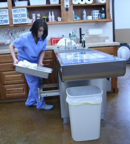 This veterinary practice is fitted with TriStar Vet's patented Water-Flo veterin