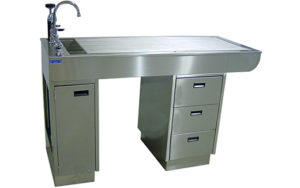 Veterinary Waterflo 3 Drawer Added Knee