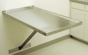 Veterinary Wall Mount-Fixed Exam Table