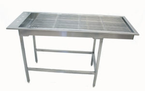 60″ Wet Prep Table Top for Veterinary Offices